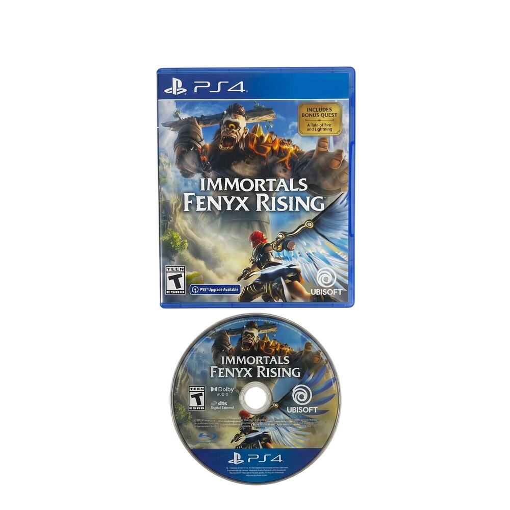 PlayStation PS4 Immortals Fenyx Rising PlayStation 4 Case And Disc Video Game